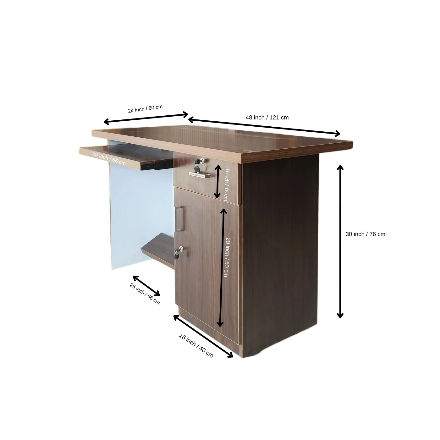 ErgoSpace Office desk - Image 7