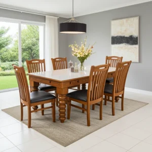 six seater dining table