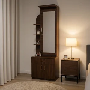 classic curved dressing table