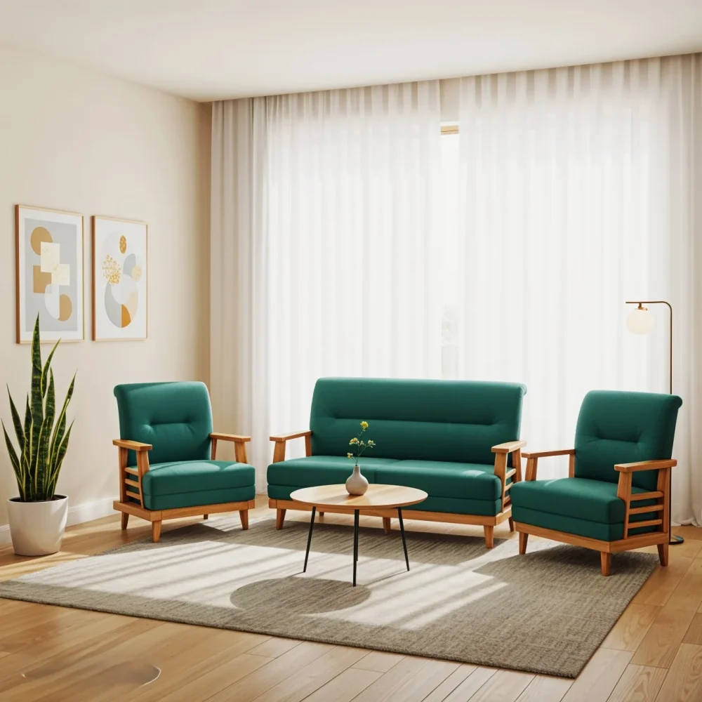 sagwan sofa set